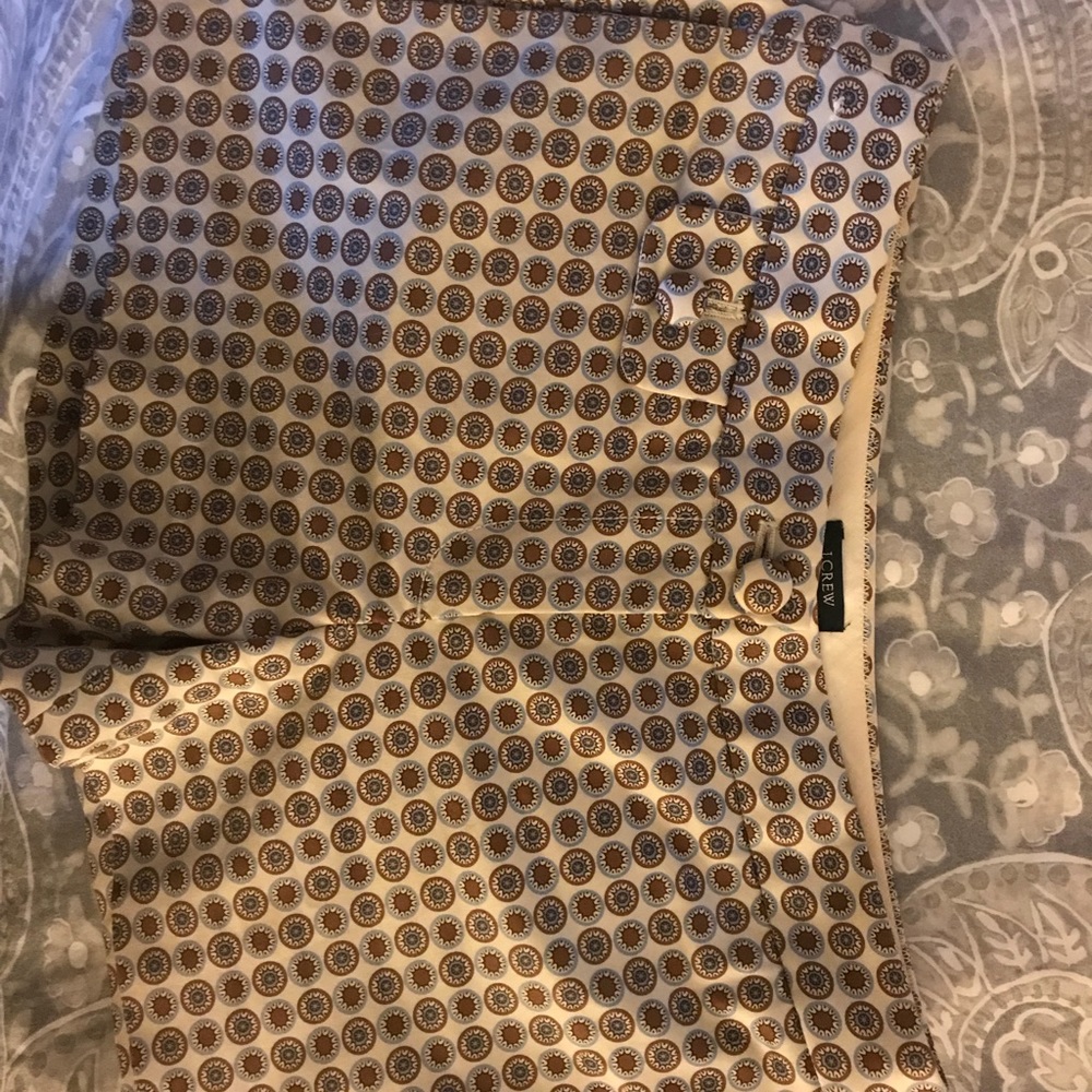 JCrew satin shorts with pockets- size 0